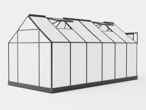 Greenhouse Venus 7500 Poly Black 3D-Modell