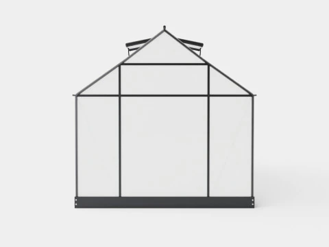 Greenhouse Venus 7500 Poly Black 3D Model