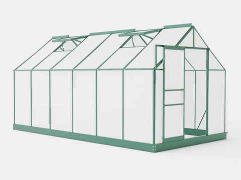 Invernadero Venus 7500 Poli Verde Modelo 3D