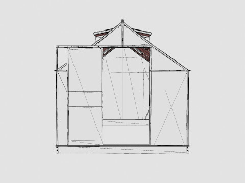 Greenhouse Venus 7500 Poly Green Modelo 3D