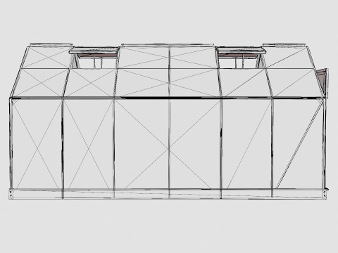 Greenhouse Venus 7500 Poly Green Modelo 3D
