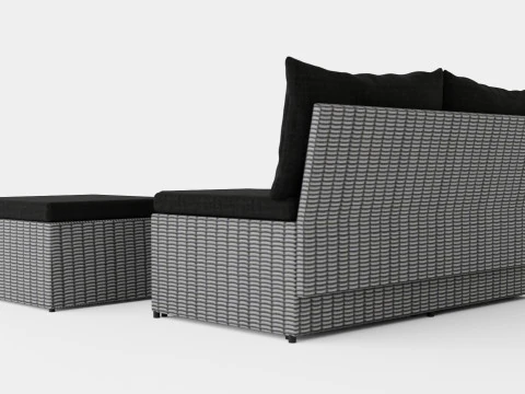Hannover Set 2 Seats 3D Model