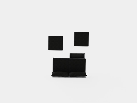 Hannover Set 2 Seats 3D Model