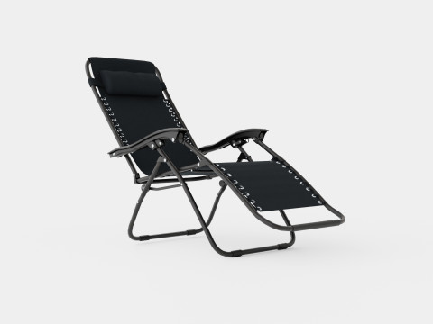 Hannover Relax Chair Black 3D Модель