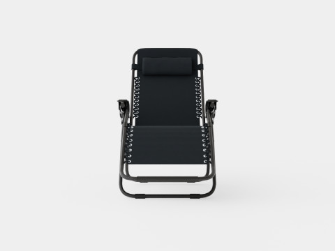 Hannover Relax Chair Black 3D Модель