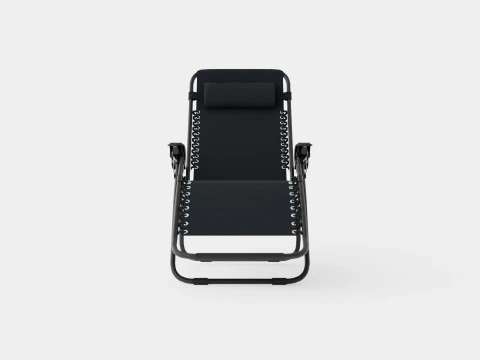 Hannover Relax Chair Black 3D Model