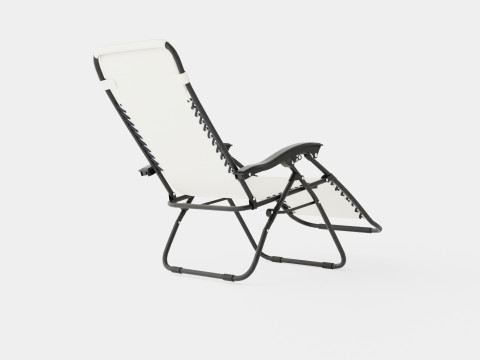 Hannover Relax Chair Grey 3Dモデル