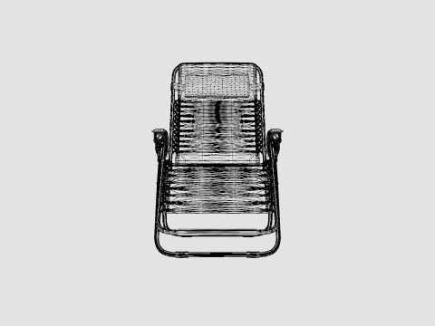 Hannover Relax Chair Grey 3Dモデル