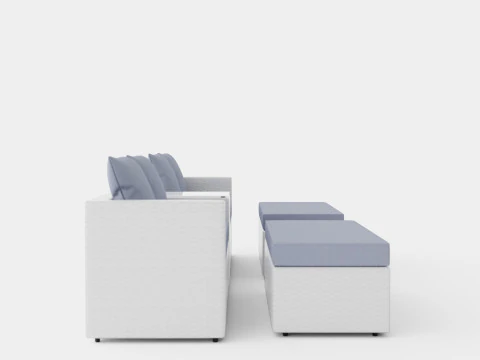 Havana Lounge Set 3D Model