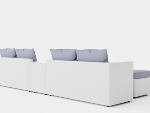 Havana Lounge Set 3D Model