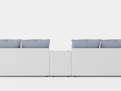 Havana Lounge Set 3D Model