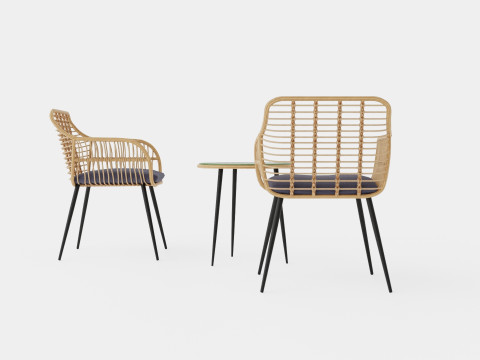 Juana Cafe Set Nature 3D-Modell