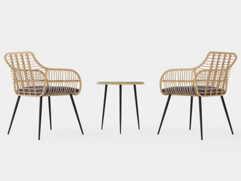 Juana Cafe Set Nature 3D-Modell