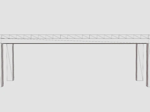 Kalmar Bench 3D Model