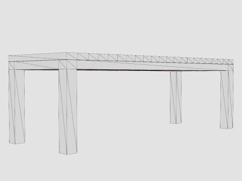 Kalmar Bench 3D 모델