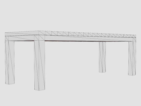 Kalmar Bench 3D Model