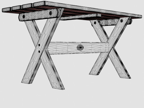 Lacko Bench Modello 3D