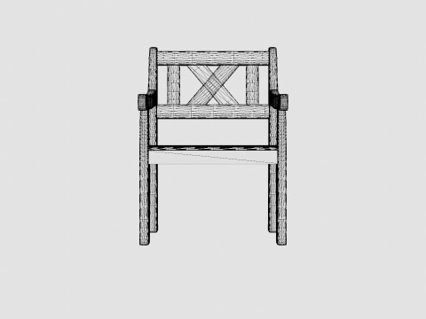 Lacko Dining Chair 3D Model