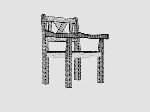 Lacko Dining Chair 3D Model