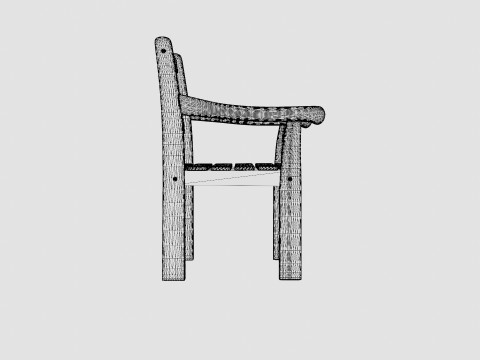 Lacko Dining Chair 3D Model