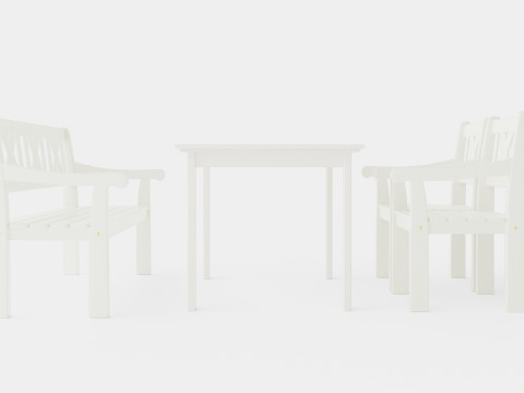 Lacko Dining Set 3D Model