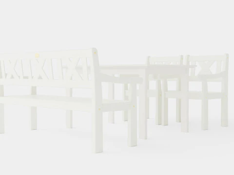 Lacko Dining Set 3D Model
