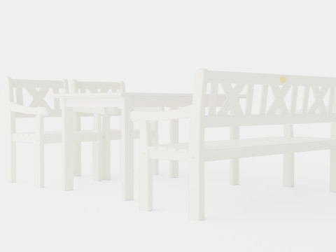 Lacko Dining Set 3D Модель