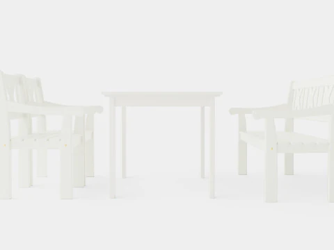 Lacko Dining Set 3D Model