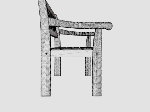 Lacko Dining Sofa 3D 모델