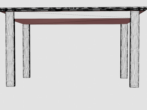 Lacko Dining Table 3D मॉडल