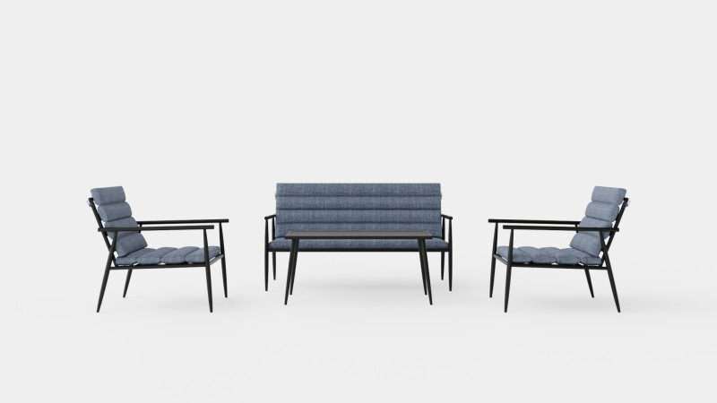 Lagos Lounge Set Model 3D .c4d .max .obj .3ds .fbx .stl .blend