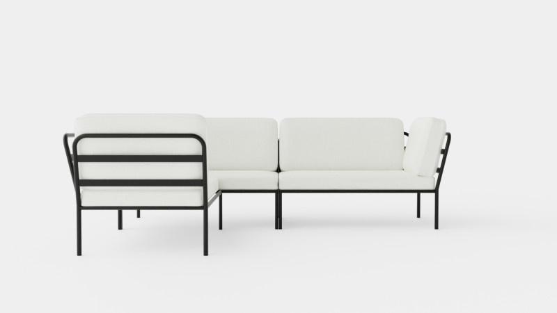 Landriano Corner Sofa Model 3D .c4d .max .obj .3ds .fbx .stl .blend 