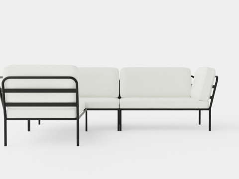 Landriano Corner Sofa Modelo 3D