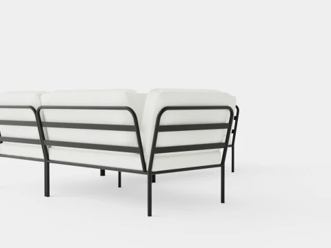 Landriano Corner Sofa 3D Model