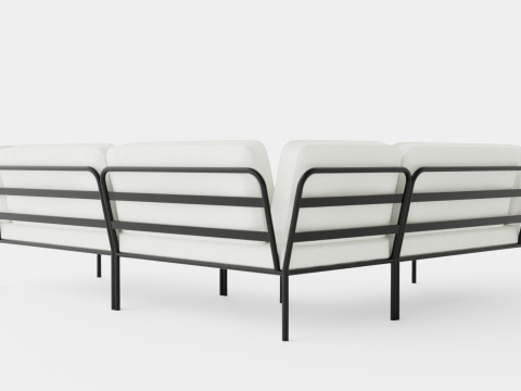 Landriano Corner Sofa Model 3D
