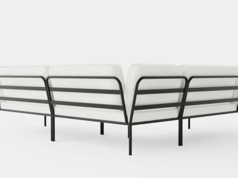 Landriano Corner Sofa 3D Model