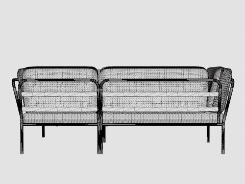 Landriano Corner Sofa Model 3D