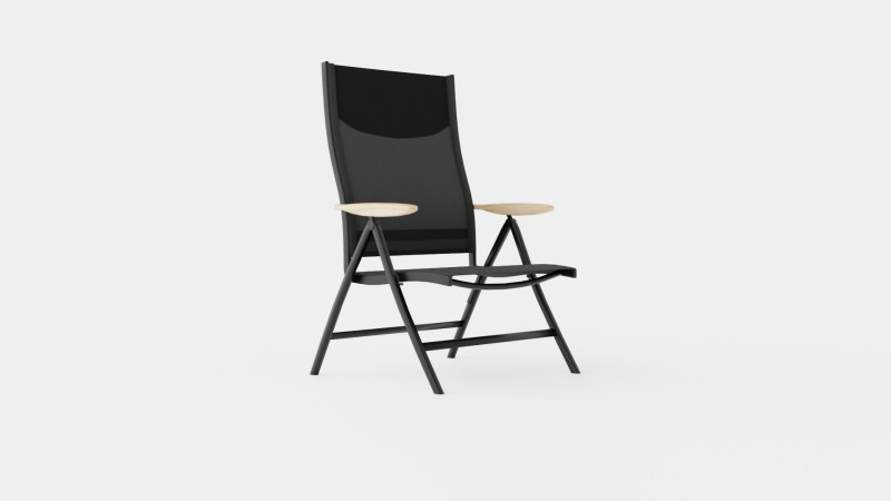 Lima position chair with foam on headrest Modello 3D .c4d .max .obj .3ds .fbx .stl .blend 