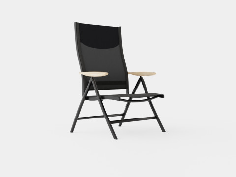 Lima position chair with foam on headrest 3D मॉडल