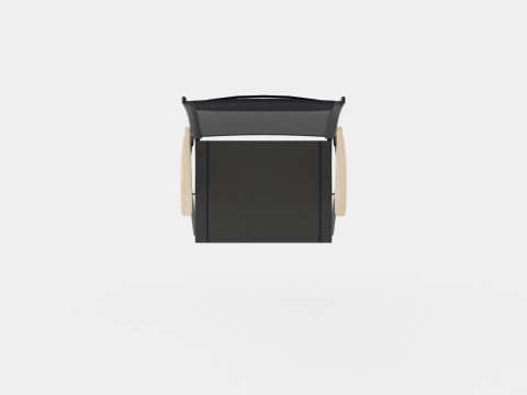 Lima position chair with foam on headrest Modello 3D