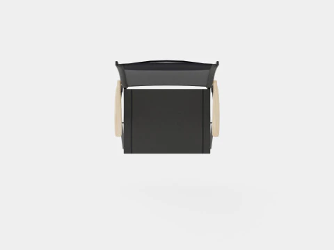 Lima position chair with foam on headrest 3D Model