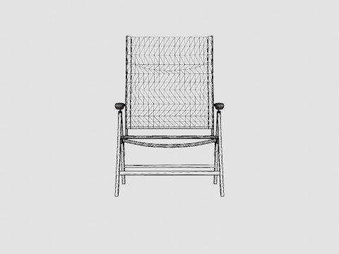 Lima position chair with foam on headrest Modello 3D