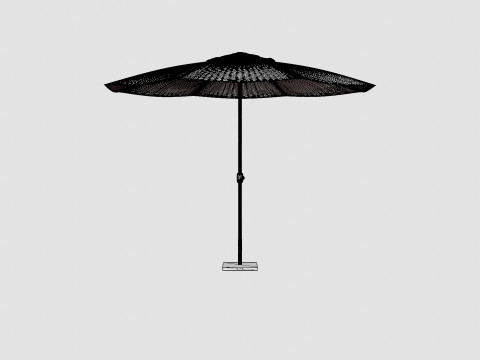 Linnea Umbrella Blue 3Dモデル