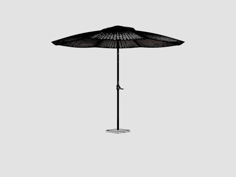 Linnea Umbrella Blue 3Dモデル