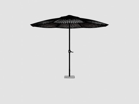 Linnea Umbrella Blue 3Dモデル
