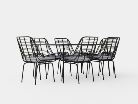 Livorno Dining Set 3D Модель
