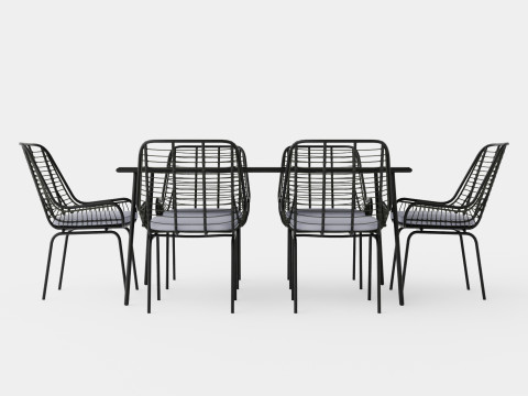 Livorno Dining Set 3D Модель