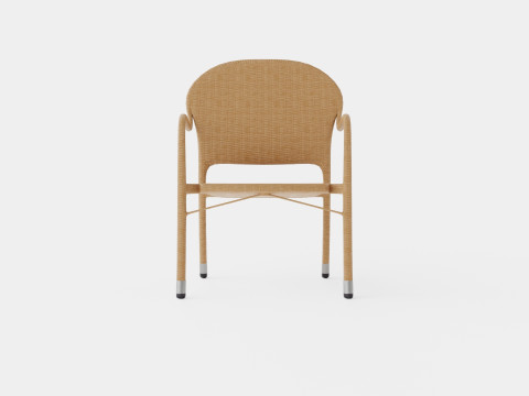 Lotus Cafe Chair Modelo 3D
