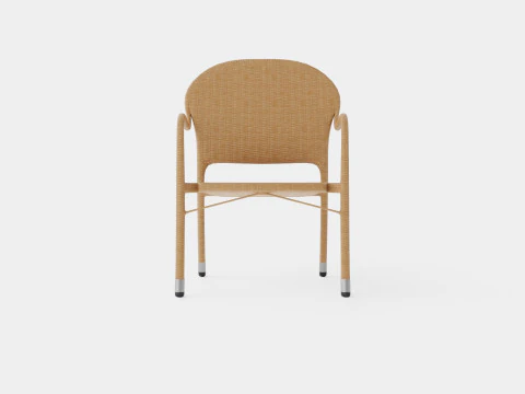 Lotus Cafe Chair 3D Model