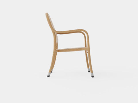Lotus Cafe Chair Modelo 3D